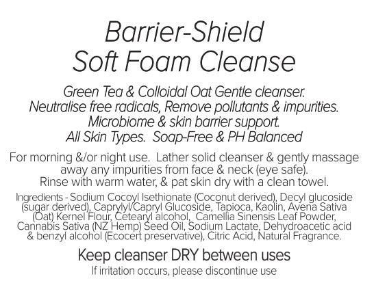 Barrier Shield Soft Foaming Cleanser